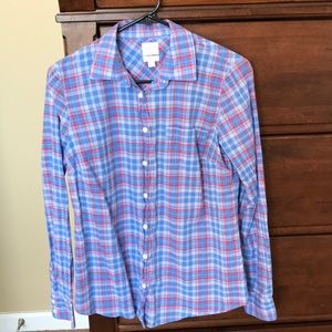 Women’s Small J. Crew Perfect Fit Plaid Shirt